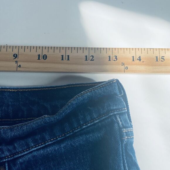 Levis 501 Jeans Size 27X32 Blue Denim Button Fly Classic Casual Western Indie - Picture 3 of 8